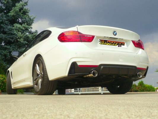 Ragazzon BMW 3er F30 Endschalldämpfer / Sportauspuff Topline 2 Limousine 316D (85kW) - 318D - 318D xDrive (105kW) 02/2012>>