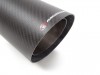 Ragazzon Edelstahl Endrohr rund 90 mm Carbon Shot - Innendurchmesser 60 mm - Länge 225 mm